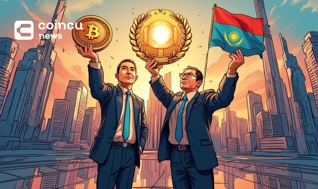 futuristic kazakh city crypto art