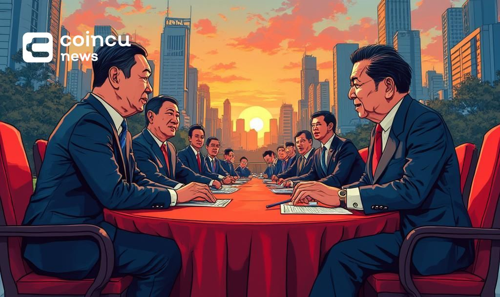 us china trade talks cartoon