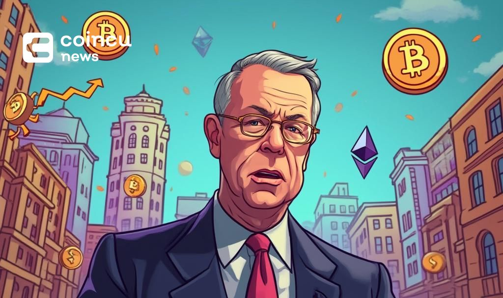 crypto news powell caricature