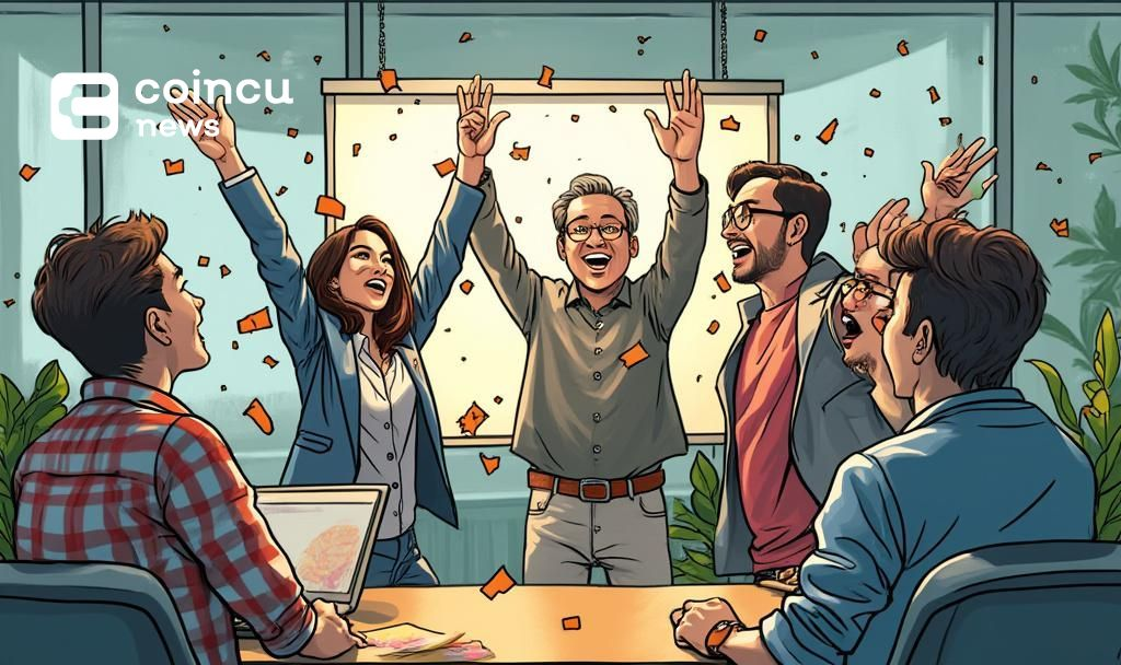 excited investors celebration