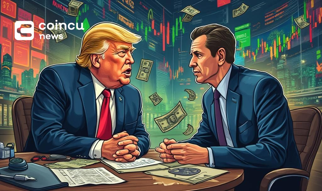 trump market strategy cartoon