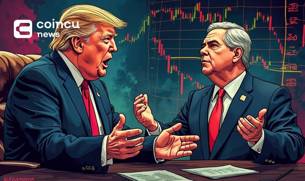trump powell crypto news scene