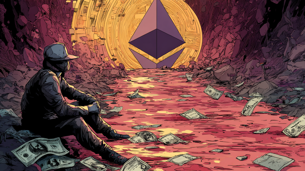 coincu A confused Ethereum mascot watching a stream of 197 mill 68c3d19c 43c3 4cc2 b2ce 0eb0f22191ce 1