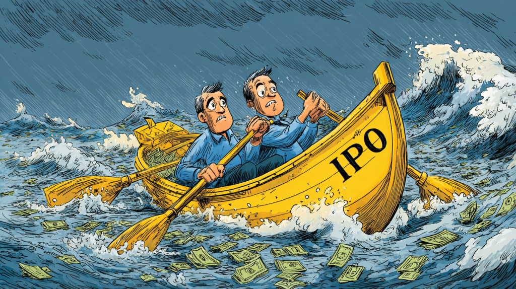 coincu Winklevoss twins rowing a leaking golden rocket labeled a9834312 13f0 4f1f 8913 1a0544688447