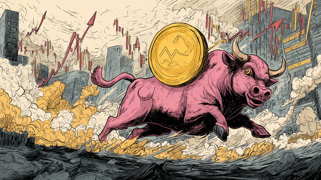 coincu A bullish oversized ENA coin riding a bull with exaggera 32123eaa f9d7 441f a9bf c67c34954d25 1