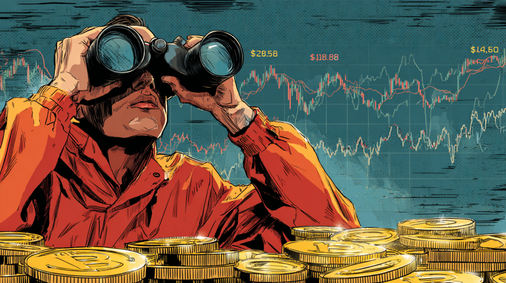 coincu A cartoon Ethereum trader wearing binoculars eagerly wat 62345c15 6ded 4848 ab9f 2816ade42de3 1