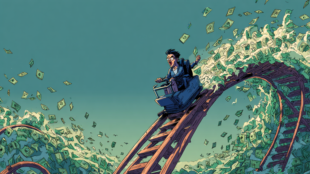 coincu A crypto trader riding a rollercoaster made of AVAX coin 7a021221 64bf 4901 85db f99010ac3a35 1