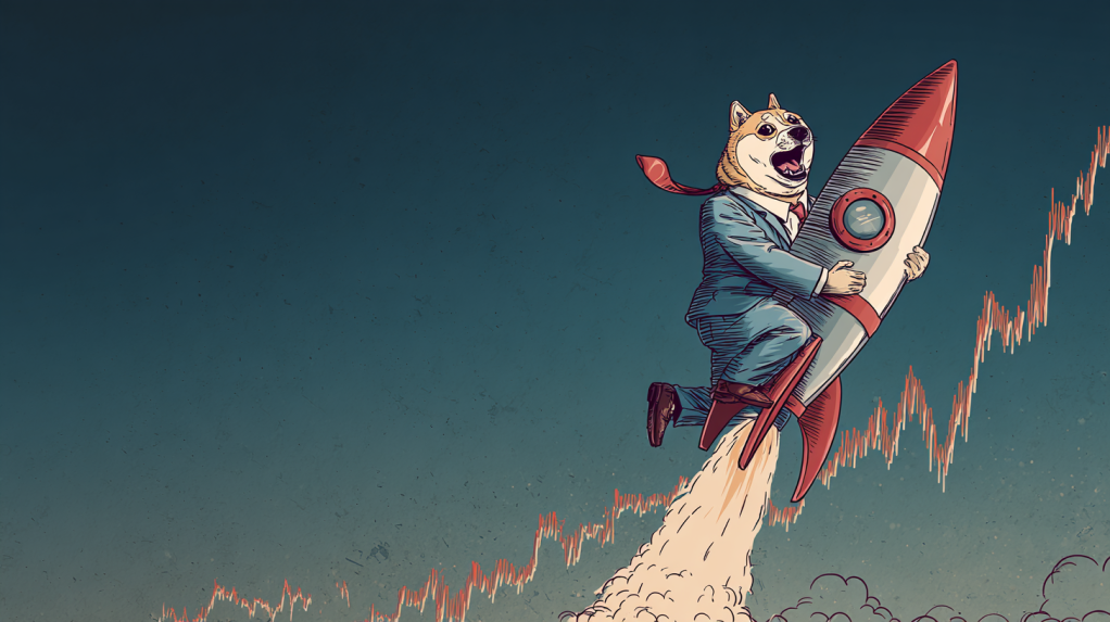 coincu A dog dressed as a stockbroker excitedly holding a large cc634b61 86d3 4303 b29e b629f81f9ccd 1