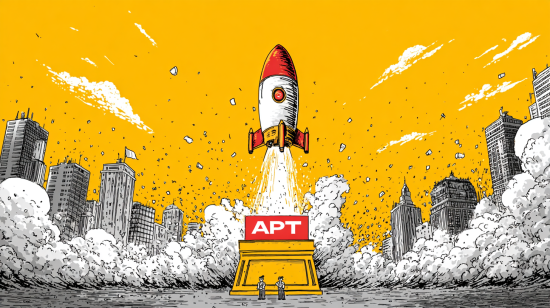 coincu A rocket labeled APT in the form of a sushi roll blastin 26361042 5bc6 4689 b248 7c78e2a6de81 1