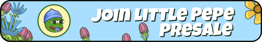 Promotional banner for Little Pepe presale