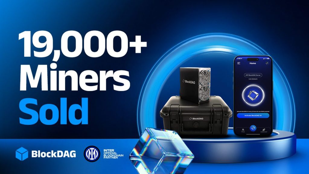 BlockDAG miners sales announcement graphic