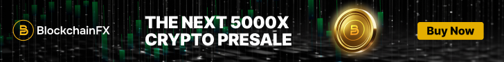 Promotional banner for crypto presale