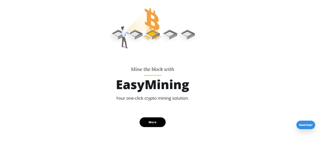 EasyMining: One-click crypto mining solution