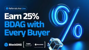 BlockDAG Outshines ASTER’s $0.89 Target & TIA’s $1 Slide with Record $433M+ Raised & Generous 25% Referrals Program