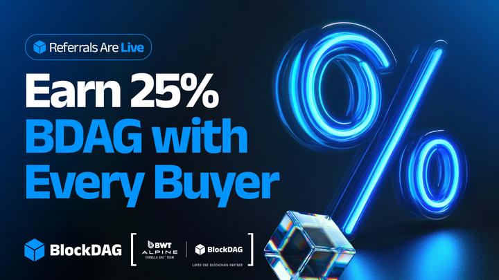 BlockDAG Outshines ASTER’s $0.89 Target & TIA’s $1 Slide with Record $433M+ Raised & Generous 25% Referrals Program