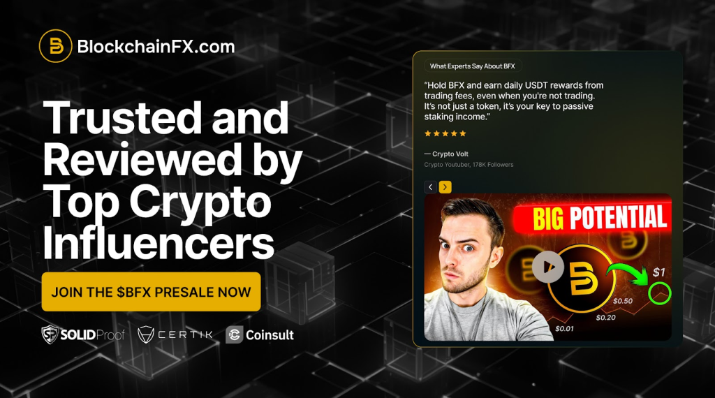 BlockchainFX banner of reviewing by user