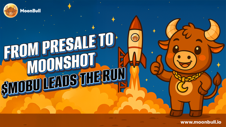 MoonBull promoting a presale event