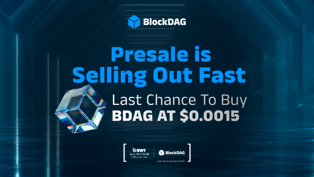 Advertisement for the BlockDAG platform