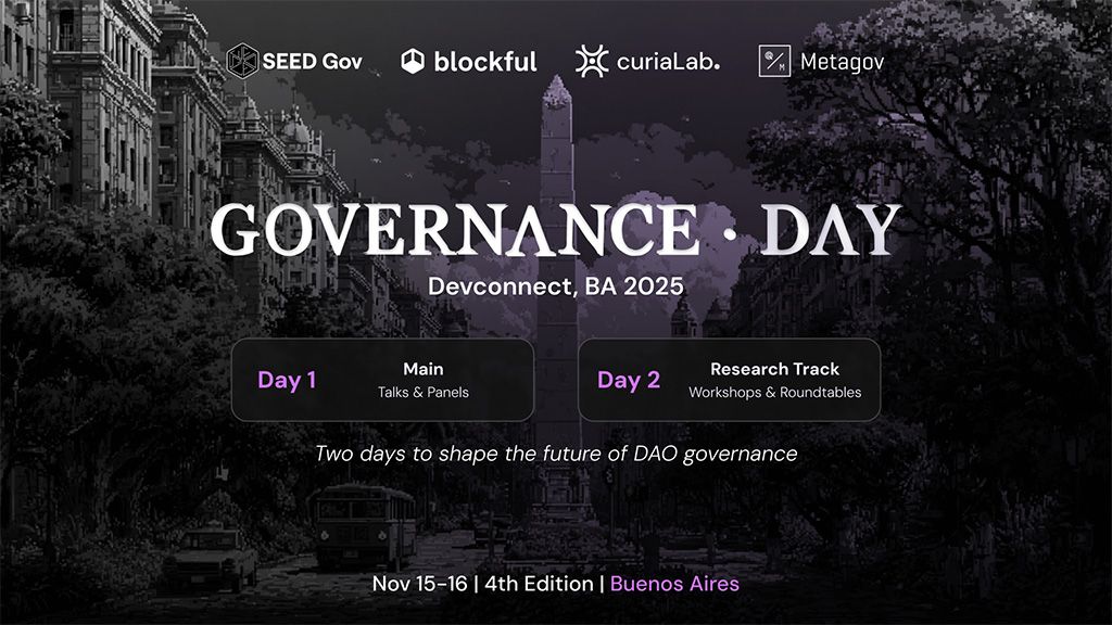 Join Governance Day @ DevConnect Buenos Aires for Web3 Insights