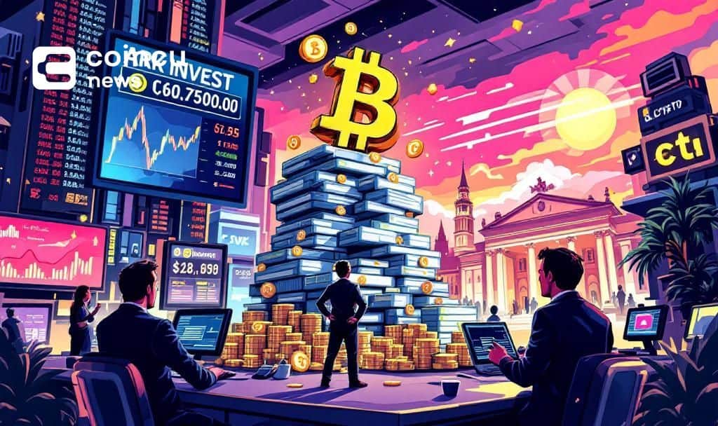 Ark Invest Acquires $16.47M in Coinbase Shares, Signifying Confidence in Crypto Market Recovery