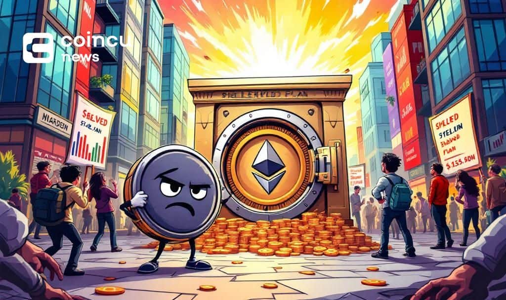 Ethereum Treasury Plan Shelved Amid $1 Billion Impact