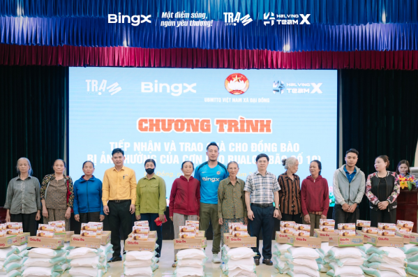 BingX Donates an Additional $50,000, Bringing Total Flood Relief Fund to $100,000 (VND 2.6 Billion) to Support Central Vietnam’s Recovery from Storm No.13