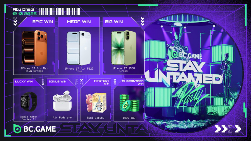 BC.GAME’s “Stay Untamed” Breakpoint Eve party tops 1,200 sign-ups, with DubVision and Mari Ferrari headlining 6