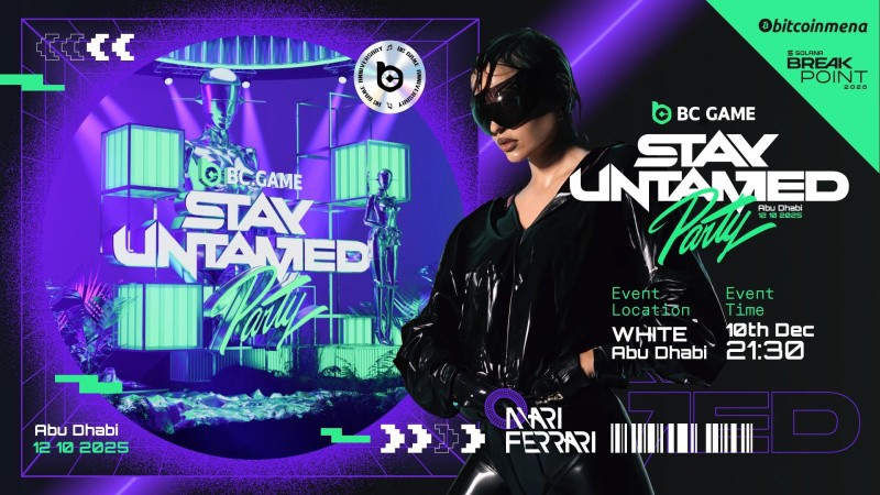 BC.GAME’s “Stay Untamed” Breakpoint Eve party tops 1,200 sign-ups, with DubVision and Mari Ferrari headlining 3