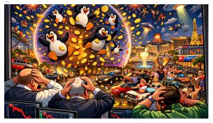 PENG Pump Incoming? Pudgy Penguins Take Over Vegas Sphere