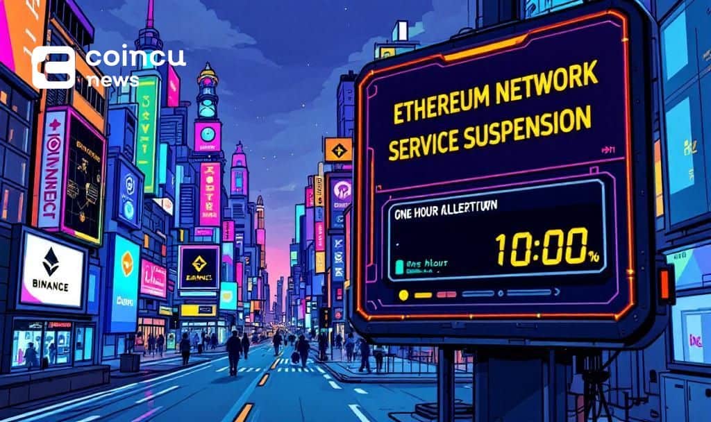 Binance Temporarily Suspends Ethereum Network Services for Maintenance