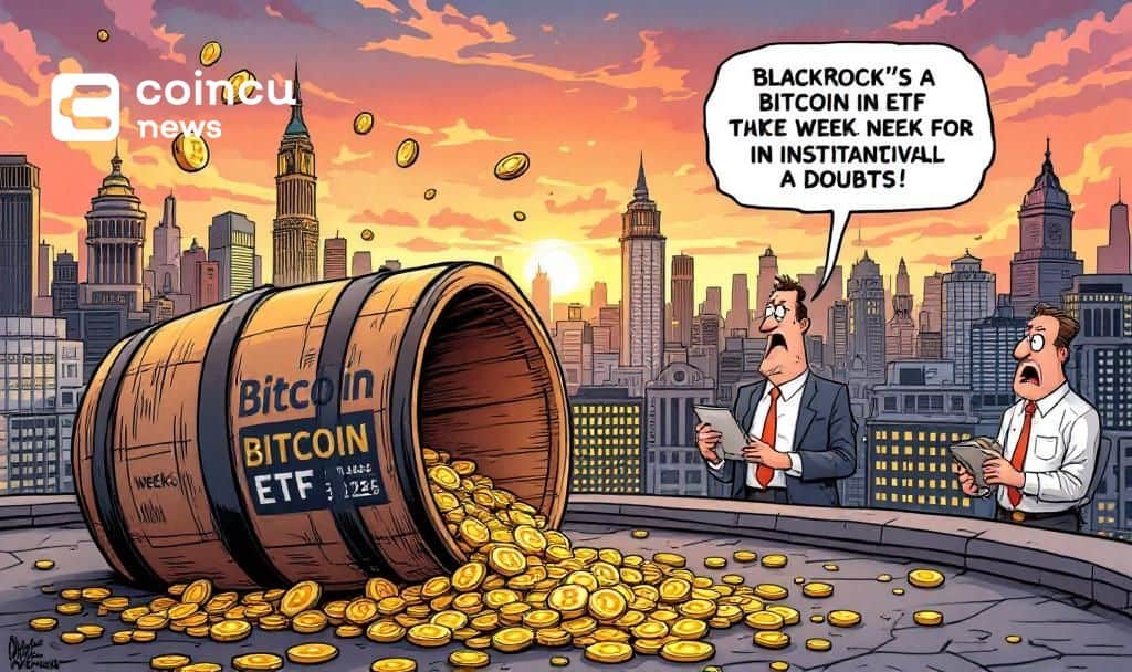 BlackRock's Bitcoin ETF Sees Six Weeks of Outflows Amid Declining Institutional Interest