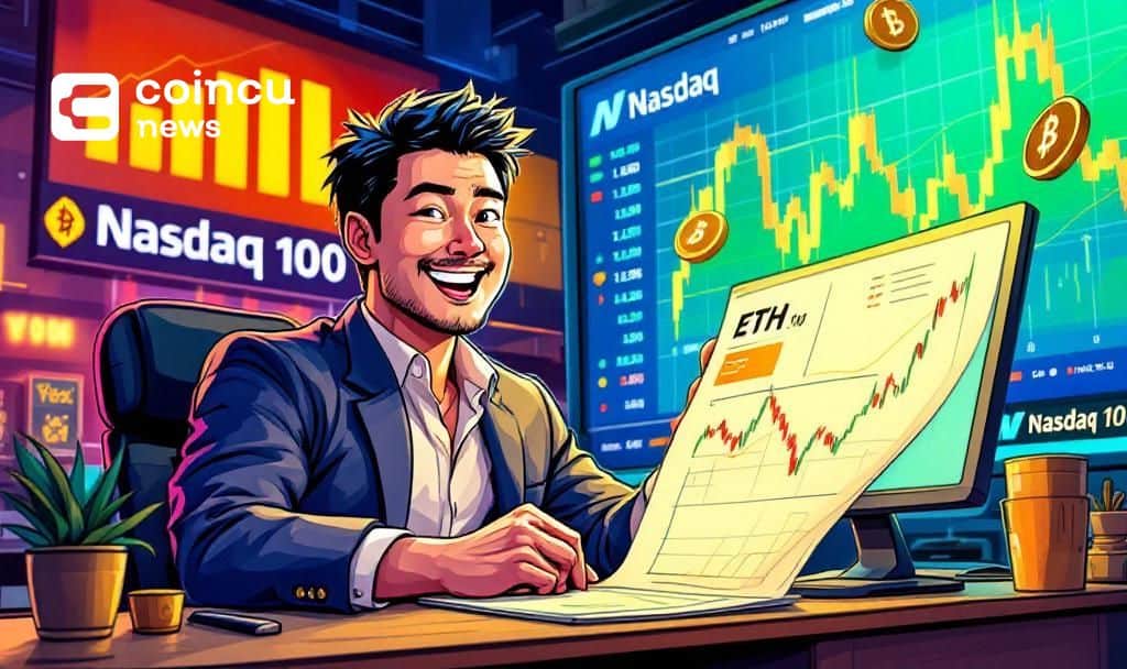 Garrett Jin Predicts Ethereum Outperformance Against Nasdaq 100