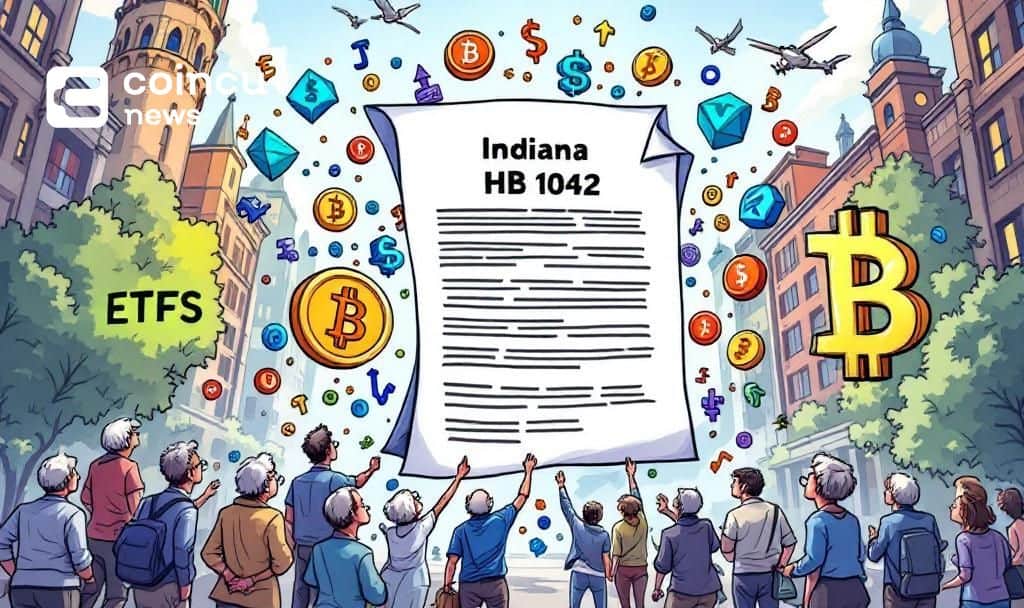 Indiana Bill Proposes Crypto ETFs for State Retirement Plans