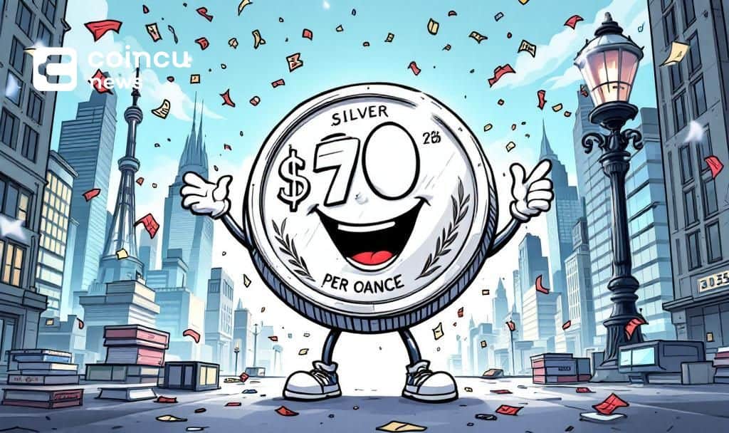 Market Update: Spot Silver Hits $70/ounce with 142% Annual Increase