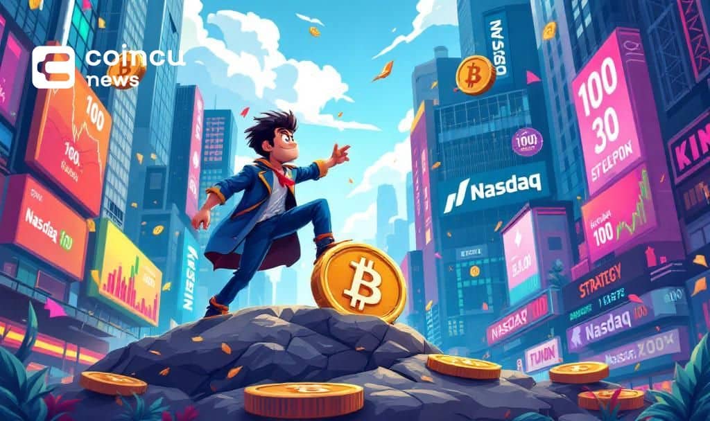Strategy Retains Nasdaq 100 Position Despite Bitcoin Purchase