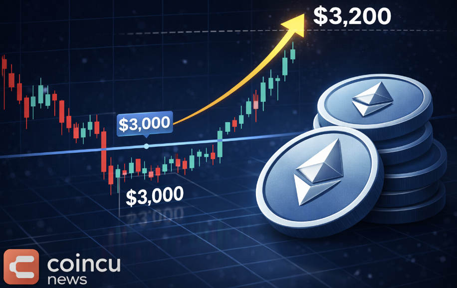 Ethereum Struggles to Maintain $3,000 Support as $3,200 Target Looms Ahead