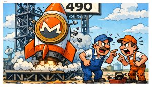 XMR Eyes Big Move from Key $490 Support Level