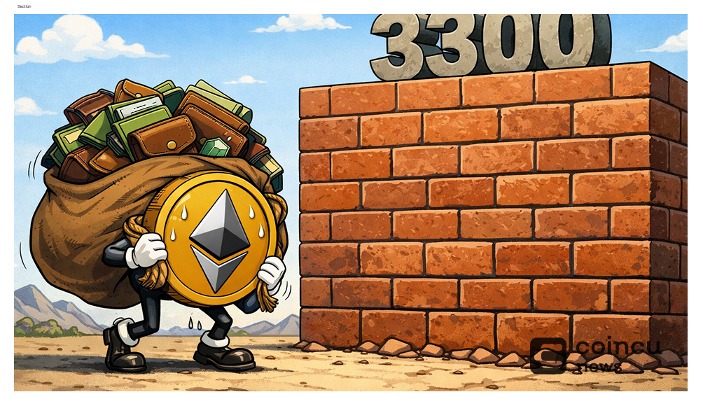 Ethereum Hits 393K New Wallets, But $3.3K Wall Stalls Rally