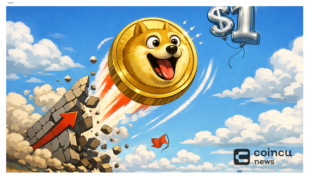 Doge to Hit $1? Third Falling Wedge Signals 450% Surge