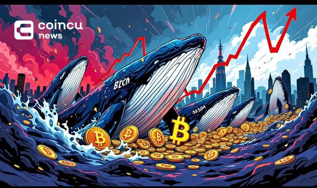Whales Shift Crypto Positions Amid Market Fluctuations