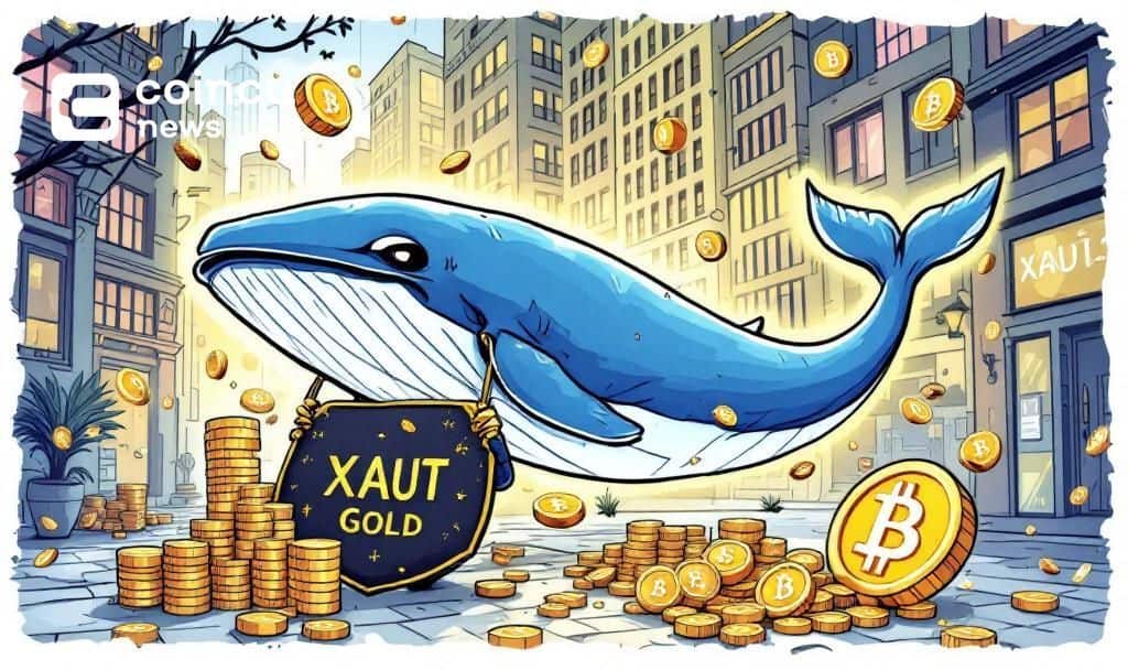 Single Entity Acquires 4,300 Gold-Backed XAUT Tokens Worth $21.71 Million