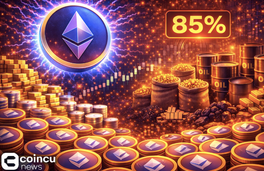 Ethereum Dominates 85% Share of the Tokenized Commodities Market Worth $5B