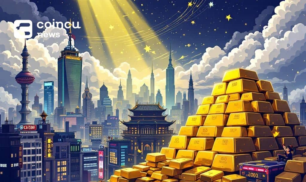 China's People's Bank of China (PBOC) Increases Gold Reserves