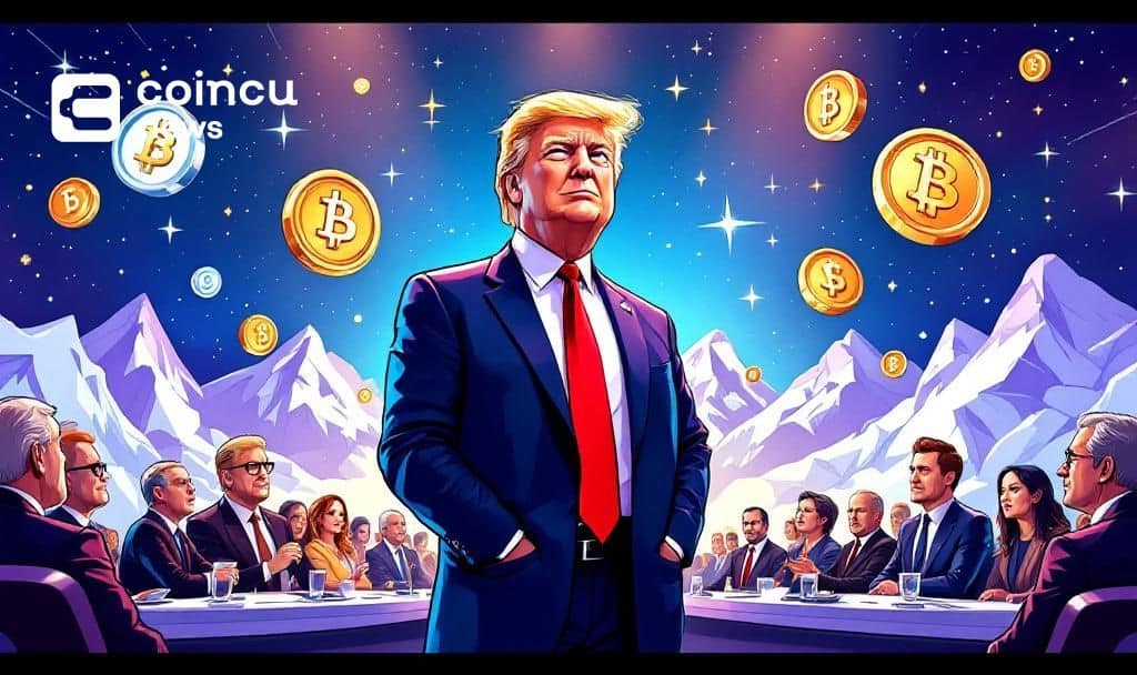 U.S. President Trump Pledges Crypto Leadership at Davos Forum