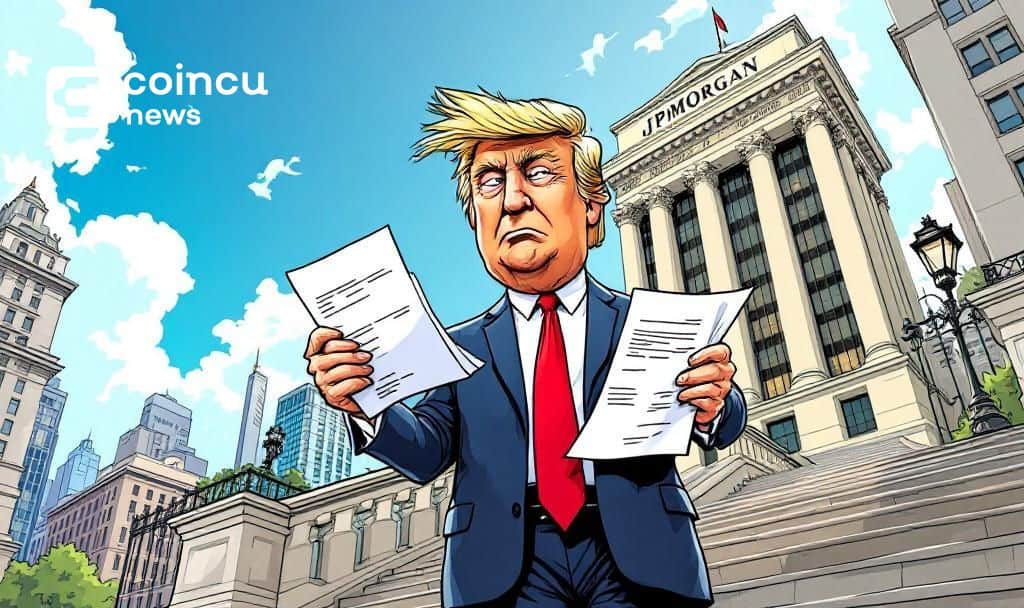 Trump Sues JPMorgan Over Alleged Political Debanking