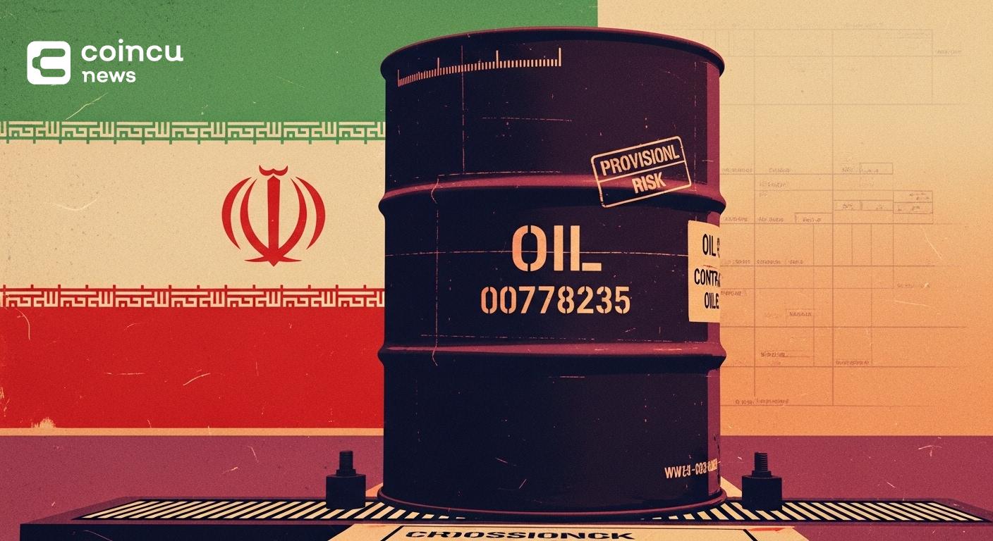 Oil steadies as Polymarket prices Iran strike risk