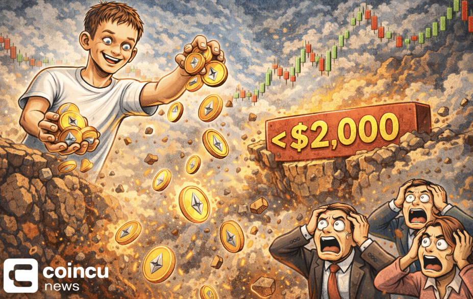 Ethereum Price Drops Below $2,000 as Vitalik Continues Selling Amid Market Crash
