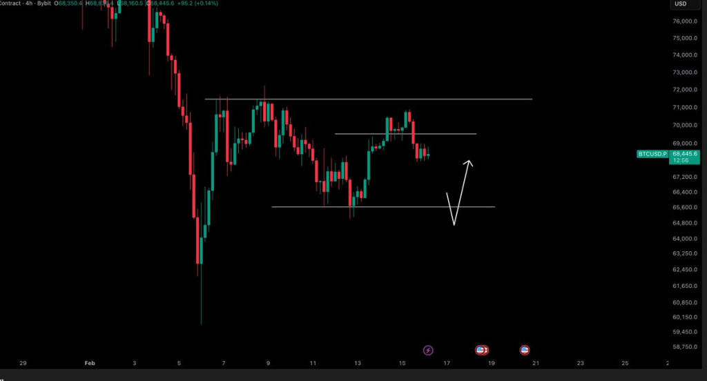Bitcoin Slips, $67.3K Now Key Short-Term Level 2 Source: Crypto Tony/X