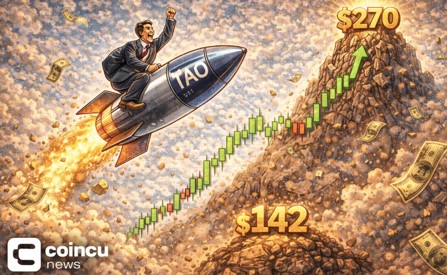 TAO Price Climbs from $142 Support as Traders Target a Potential Peak at $270 1 image 196