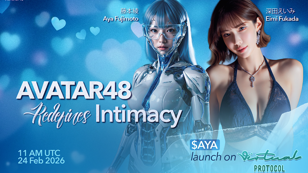AVATAR48 Redefines Intimacy with $AYA Launch on Virtuals; Onboards Global Icon Eimi Fukada 1 image 276